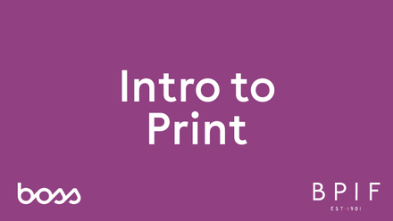 Intro to Print