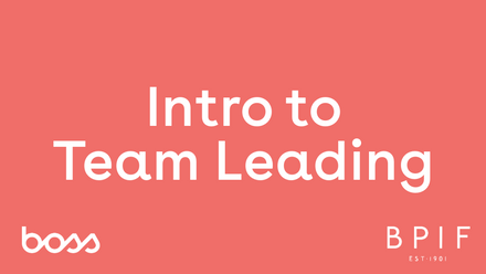 Intro to Team Leading